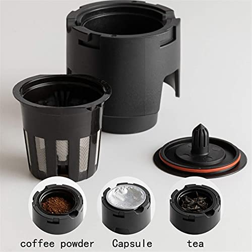 GEETAC Cafetera eléctrica totalmente automática Máquina de café para la oficina en casa Cápsula pequeña portátil… - Imagen 6