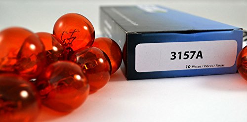 Eiko 3157A 12.8/14V 2.1/.59A S-8 Polymer Wedge Base Halogen Bulbs