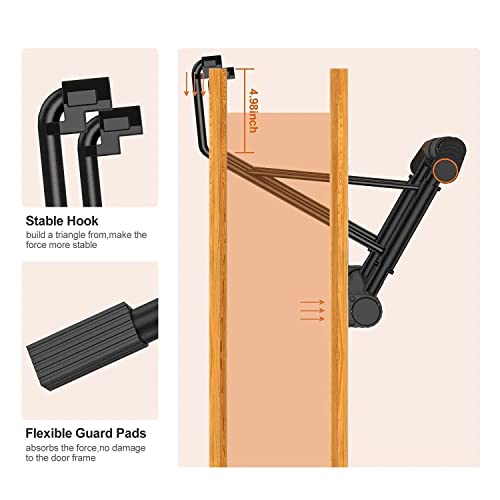 Ceayun Pull Up Bar For Doorway, Portable Pullup Chin Up Bar Home, No Screws Multifunctional Dip Bar Fitness, Door Exercise Equipment Body Gym System Trainer #TOP3