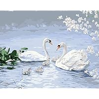 Malen Nach Zahlen 'Frische Blumen Vase' – Leinwand 40x50 Cm, Mit Farben & Pinseln