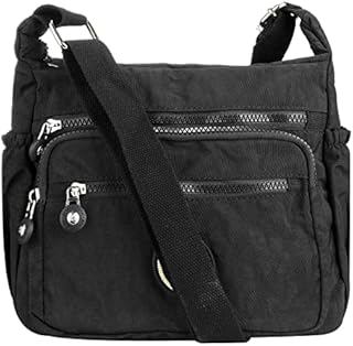 Womens Multi-Pocket Casual Crossbody Handbags Waterproof Shoulder Bags Satchel Girls Ladies Crossbody Side