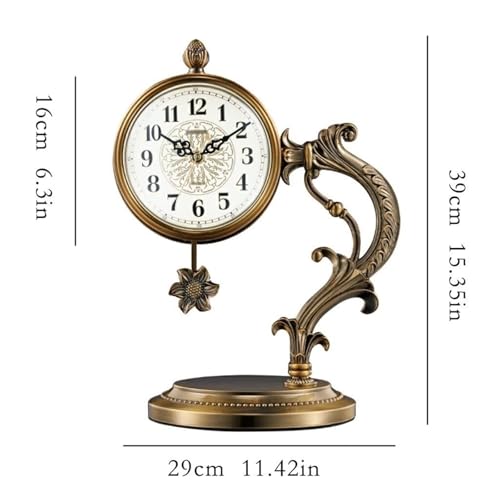 Reloj silencioso para sala de estar de sobremesa 3
