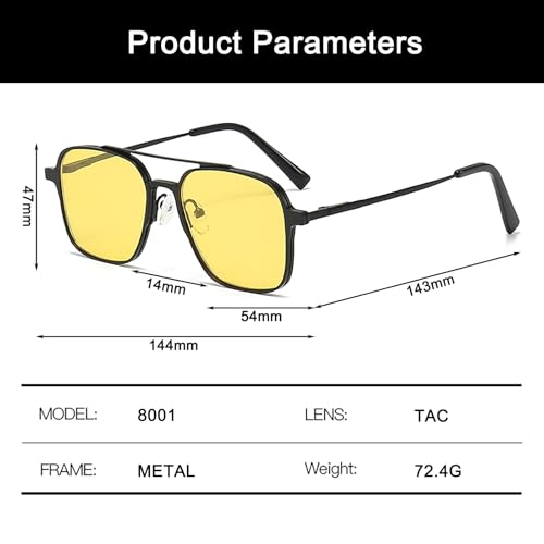 Image of 3in1 Magnetic Clip On Sunglasses Polarized For Women Mens Blue Light Glassess Aviator Stylish Eyewear for Drivers
