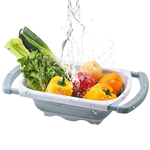 Scolapasta Rettangolare In Acciaio Inox Eubeisaqi – Doppia Misura (19,5x12,5x7,5cm / 20,8x17,5x5cm) – Filtro Maglia Fine Per Cucina - copertina