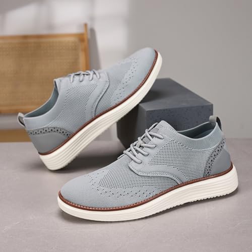 Men's Casual Dress Sneakers: Oxfords - Inspired Business Style, Mesh Breathable, Comfortable for Walking & Tennis, All - Day Wear2