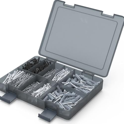 Lot de vis et clous JIMIHOME pour cloison sèche et bois de fixation