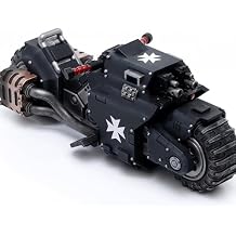 JOYTOY 1/18 شخصيات الحركة - Warhammer 40،000 Space Marines Black Templars Outriders - 5، شخصية كلاسيكية،قابلة للتحصيل،العمر 15 عامًا فما فوق