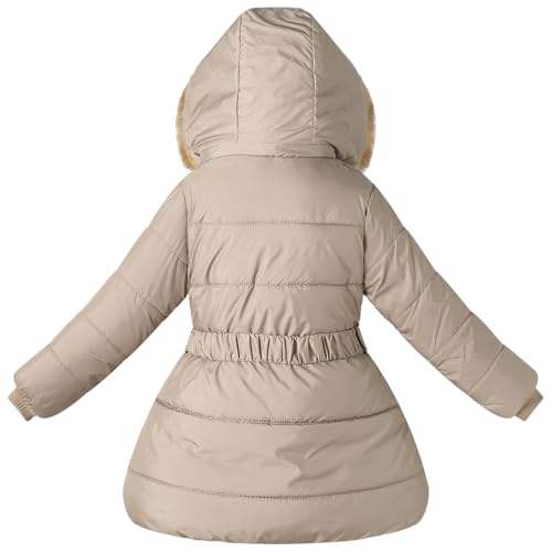 Little Girl Winter Dress Coat Fleece Puffer Jacket Snow Water Resistant Clothes2