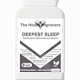 Deepest Sleep Natural Sleeping Aid Tablets for Adults with Magnesium for Sleep, Ashwagandha Capsules Stress Anxiety Relief Supplement, Herbal Help Sleeping Pills