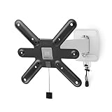 One For All WM6241, Soporte de Pared para TV de 13 a 42” Giratorio 90° Peso máx. 25kg, para Todo Tipo de TVs LED, LCD, Plasma, Gris/Blanco