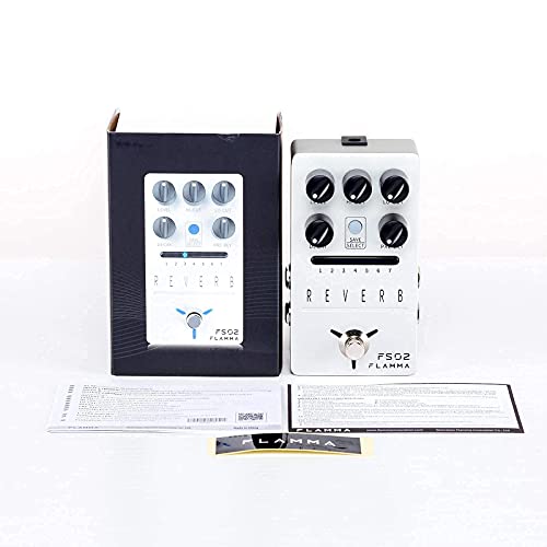 Flamma Fs02 Stereo Digital Reverb Pedal With 9V 300Ma Power Supply #TOP2