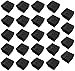 Black Ring Box for Wedding Ceremony - 24Pcs Small Jewelry Box Ring Holder Earrings Box Small Square Ring Boxes for Jewelry Gift - Birthday Earring Gift Box Engagement Ring Box Hard Jewelry Travel Case