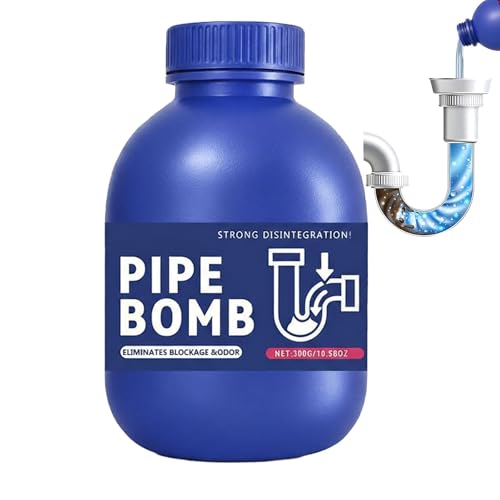 Pipe Bobo �r���ǃN���[�i�[ 10.6�I���X ���͔r���ǋl�܂菜���p�E�_�[ �L�b�`���V���N�A�V�����[�A�����p ���̖т�������n�����v���d�l�̃p�C�v�{�� ������p�C�v�Ɉ��S | 1�p�b�N