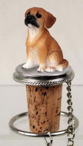 14. Conversation Concepts Puggle  Wine Bottle Stopper