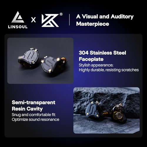 image for Linsoul KZ ZS10 Pro, 4BA+1DD 5 Driver in Ear Monitor, HiFi Wired Earbu