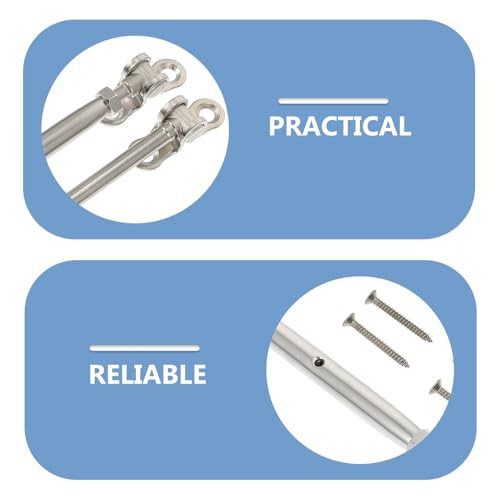 Angoily Turnbuckle Heavy Duty Wire Stainless Turnbuckle Kit Cable Railing Hardware System miniatura 3