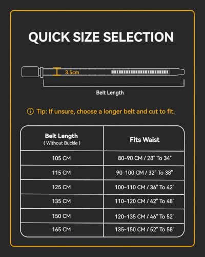 Image of CHAOREN Click Belt Men - 1 3 /8 inch Leather Ratchet Belt for Dress Casual
