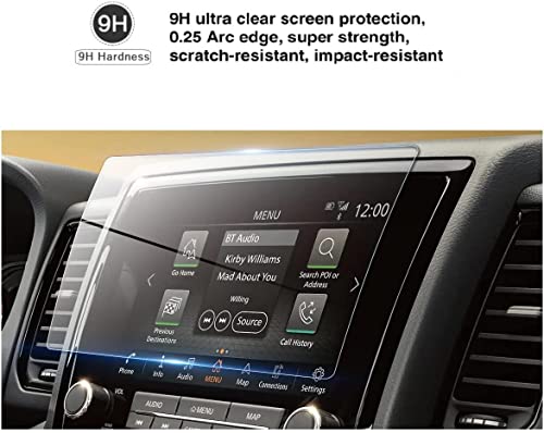 Image of 9H Screen Protector Guard Designed For KIA SONET 2020-2022 Car Infotainment System (10.25 Inch) - Car Gps Navigation Display Touchscreen Protective Film accessories [Not A Tempered Glass]