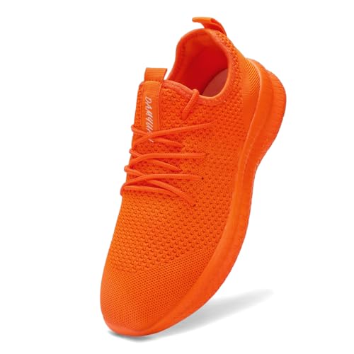 Image of DLWKIPV Mens Slip On Shoes Tennis Walking Gym Athletic Running Fashion Sneakers Workout Footwear Casual Sport Outdoors Breathable Knitted Mesh Lightweight