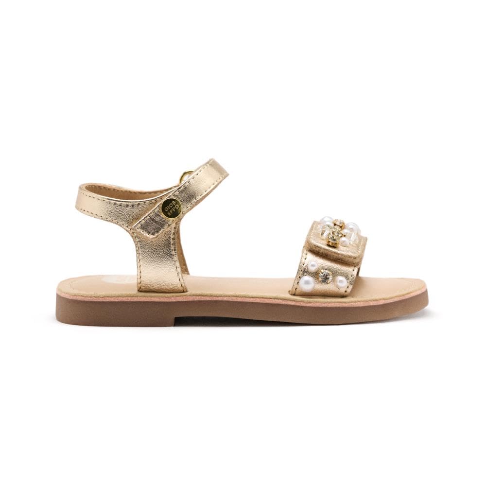 Sandales Cuir LÉOPARD ET Perle SKANAWAN