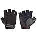 Harbinger Power Non-Wristwrap Weightlifting Gloves with StretchBack Mesh and Leather Palm (Pair), Black, Large, Large (Fits 8 - 8.5 Inches)