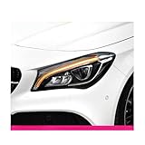 Lámpara de cabeza de estilo de automóvil Compatible for Benz Cla 17-18 LED CAR LUCHES Ojos de ángel All Kit Led Fog Luces LED Daytime Running