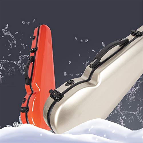 Vioolzakken en koffers 4/4 Maat Viool Hard Case Violin Case Schokbestendige Koolstofvezel Verstelbare schouderriem… - Image 3