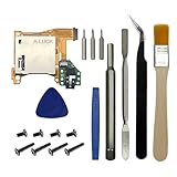 Onyehn ゲームカートリッジカードスロットリーダー ヘッドホンジャックポート付き 交換用 Nintendo Switch Lite HDH-001 修理部品用