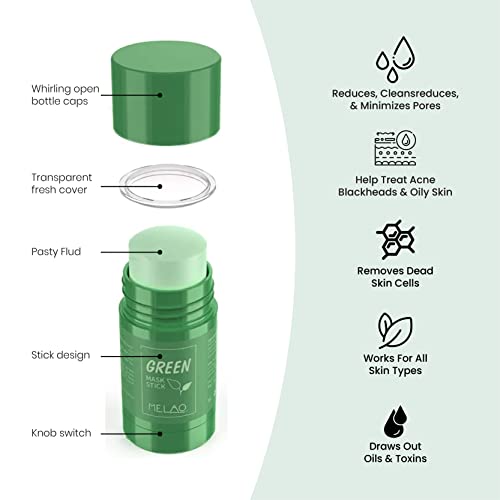 Cyoidai Green Tea Mask Stick Blackhead Remover, The Original Green Tea Mask Stick With Green Tea Extract, Deep Cleansing, Removes Blackheads For All Skin Types For Men And Women #TOP5