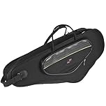 lvifloae Alto Saxophone Case, Padded Backpack Gig Bag with 5mm Cotton Padding & Adjustable Straps, 600D Water Proof Oxford Cloth for Travel & Performance (Black)