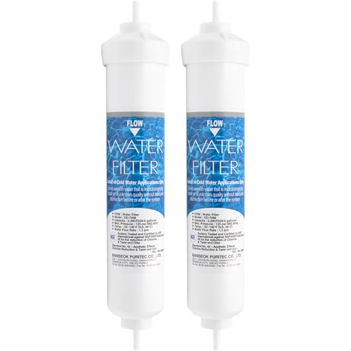 Daewoo DD-7098 - Lot de 2 filtres à eau externes. Pour réfrigérateur Daewoo / Bosch / Siemens / Neff