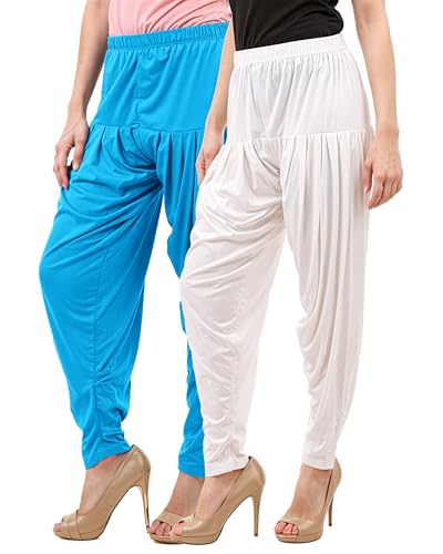Image of Buy That Trendz Women's Viscose Dhoti Patiyala Salwar Harem Bottoms Pants
