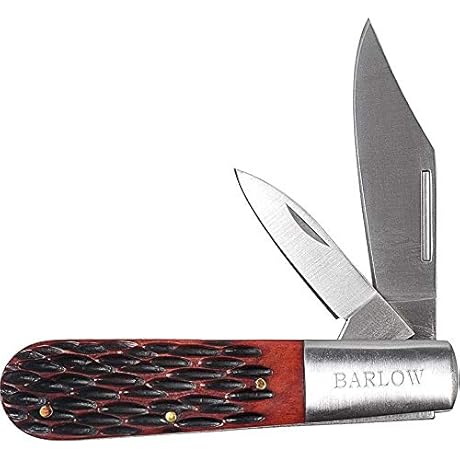 Old-Fashioned Multi-Use Barlow Pocket Knife Genuine Bone Handle