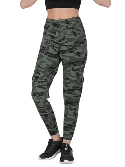Imperative Women's Camouflage Quick Dry Stretchable Gym Yoga Workout Track Pants, Slim Fit with Cargo Pockets, 4-Way Stretch. - Review, Price and Buying Guide