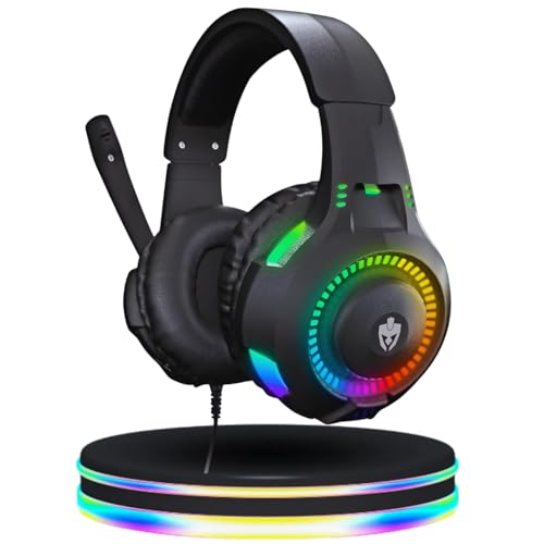 Headset Gamer Rival 307, Fone de Ouvido, Gamer, Iluminação RGB, com Microfone, Conexão P2 3.5mm, Compatível com PS4/PC/Xbox One, (Preto)