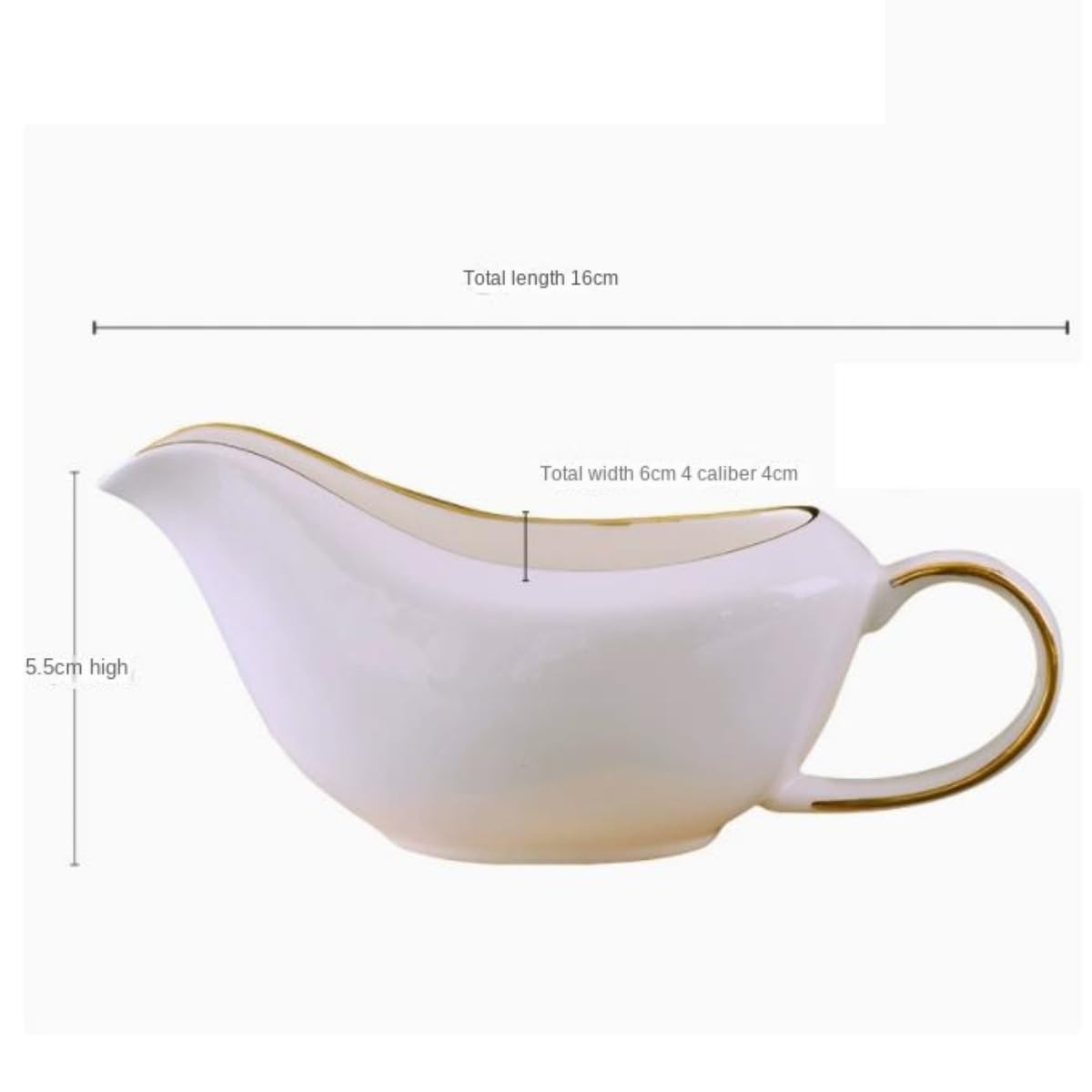 Contenitore per Condimenti Salsiera in Ceramica Bianca, Salsiera for Salsa, for Crema di Condimento for Insalata Salsiera Banchetto