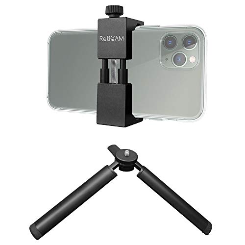 RetiCAM Smartphone Tripod Mount with Mini Tripod/Hand Grip Bundle