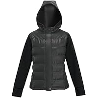 Pepe Jeans Rinnas Chaqueta de Cuero Exterior, Negro (Black), M para Mujer