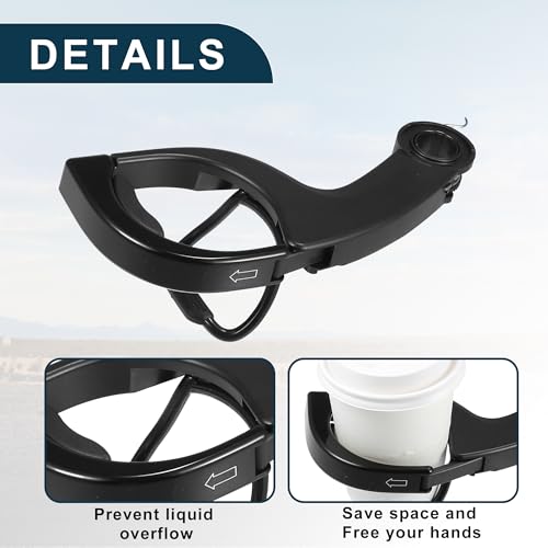 Portavasos para Porsche Boxster panel izquierdo negro miniatura 4