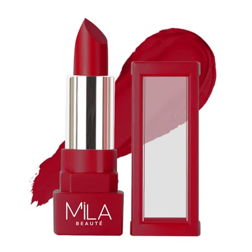 Image of MILA BEAUTE Matte Lipstick | Highly Pigmented & Lightweight Formula | Matte Finish | Gives Full Coverage | Shade -