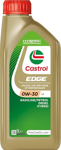 Castrol EDGE 0W-30 LL Longlife Advanced Fully Synthetic Engine Oil Meets ACEA C3 Specifications 1L
