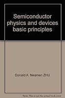Semiconductor physics and devices basic principles 7121008637 Book Cover