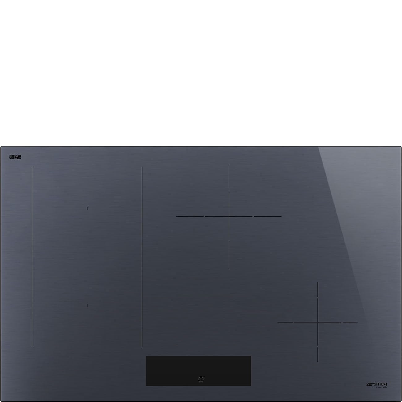 Induction hob with 4 heating zones from Smeg Linea - SIM1844DG