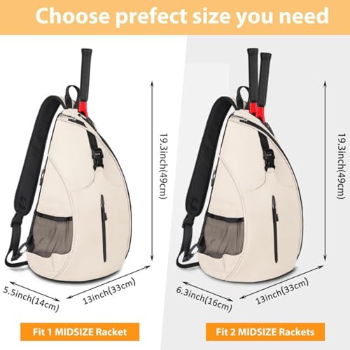 Bolsa para raqueta de bádminton acolchada con nailon duradero para evitar golpes 4