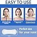 WLTHO 50ct Nasal Strips for Snoring Athletic Nose Strips for Breathing & Sleeping Extra Strength Drug-Free Clear Snore Strips to Relieve Nasal Congestion (Clear-50ct)
