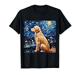 Golden Retriever Starry Night - Golden Retriever