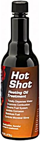 E-Zoil H15-16 16 oz. Bottle of of H.O.T. Shot (Hot Shot) Heating Oil Treatment.