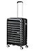 American Tourister Suitcases & Trolleys, Black (Shadow Black), Spinner M (67 cm-69/75 L)