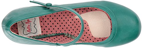 Bettie Page Women\'s Bp320-bettie Spectator Pump, Green, 6 M US