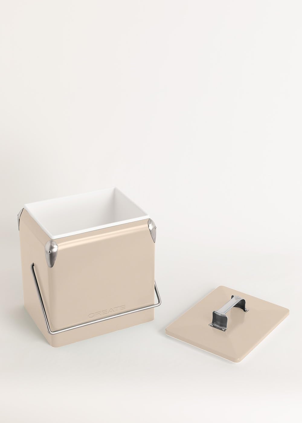 CREATE/Cooler Retro/Glacière Portable Thermique 13L / avec ouvre-Bouteilles, Isolation Efficace, Poids Maximal 15 kg, légère et Facile à Transporter